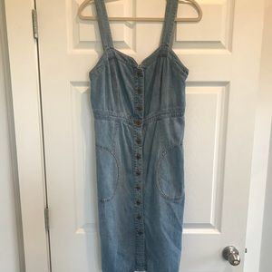 NWOT Anthropologie denim (jean) dress